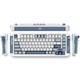 Ігрова клавіатура бездротова MCHOSE X75 Navy Blue Темно-синій - зображення 2