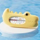 Детская игрушка - термометр для воды Crocodile датчик измерения температуры воды в форме крокодила для детской ванночки, желтый (100703078) - изображение 4