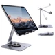 Подставка UGREEN LP894 для планшета 360° алюминиевая, настольная, iPad Pro, iPhone, Xiaomi, Galaxy Grey (45860) - изображение 2