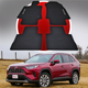 Килимки каучукові в салон HAVOC Toyota Rav4 з 2019 (5 покоління) повний комплект з лого та кліпсами - изображение 1