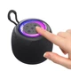 Портативная беспроводная Bluetooth колонка акустика USAMS US-YX014 1200mAh Mini Wireless BT Speaker RGB Black |BT5.3, TWS| Черный - изображение 15