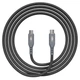 Кабель ArmorStandart AR18 Magnetic USB Type-C to USB Type-C 60W 1m Black (ARM75513) - зображення 1