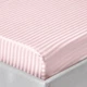 Простынь на резинке Zastelli Pink stripe Полуторная 160х200 + 20 см Розовая Поликоттон (2555000001413) - изображение 2