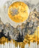 Картина по номерам Origami Таинственные горы с красками металлик 40x50 см (LW3426) - изображение 1