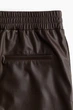 Шорти з еко-шкіри H&M 271232134 XS Темно-коричневий - изображение 6