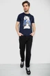 Футболка Andi M Темно-синий 244R5996 - изображение 2