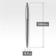 Ручка гелева Parker JOTTER Stainless Steel CT GEL 16 162 - зображення 4