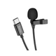 Микрофон-петличка Hoco L14 Type-C 2m Lavalier Microphone Black - изображение 1