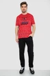 Футболка мужская с принтом, цвет красный, размер XL FA_011750 - изображение 2