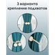 Подхват для штор 2 штуки зажим на магнитах, держатель для занавесок KORNI бежевый II 20325 - изображение 4