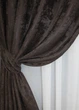 Комплект штор на люверсах VR-Textil Жакард Sultan XO № 1122ш Венге 150х250 см 2 шт (37-0207) - изображение 5