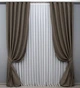 Комплект готовых штор VR-Textil Блэкаут Midnight № 1673ш Какао 150х290 см 2 шт (33-0567) - изображение 2