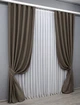 Комплект готовых штор VR-Textil Блэкаут Midnight № 1673ш Какао 150х290 см 2 шт (33-0567) - изображение 3