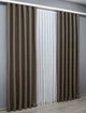 Комплект готовых штор VR-Textil Блэкаут Midnight № 1673ш Какао 150х290 см 2 шт (33-0567) - изображение 4