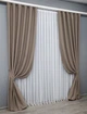 Комплект готових штор VR-Textil Блекаут Midnight № 1674ш Капучино 100х295 см 2 шт (31-776) - зображення 1