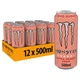 Упаковка безалкогольного енергетичного напою Monster Energy Ultra Peachy Keen 500 мл х 12 енергетик - зображення 1