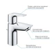 Змішувач для раковини S-розміру Grohe QuickFix Start Edge 24196001 - изображение 6