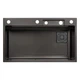 Кухонне миття Kroner KRP Schwarze - SET7545HM PVD 3/0/0.8 мм (CV033382) - зображення 2