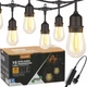 Декоративная садовая ретро-гирлянда с Wi-Fi управлением 15 м 15 LED GardenLine SOL1267 цвет теплый-белый - изображение 1