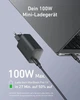 Зарядний пристрій Anker Nano 100W MacBook Charger максимальна швідкість з кабелем у комплекті - Black - зображення 2