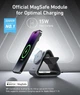 Зарядное устройство Anker 737 MagGo Charger 3-in-1 Station with 15W Max Fast Charge MFi Certified з блоком живлення - зображення 2