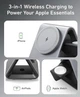Зарядное устройство Anker 737 MagGo Charger 3-in-1 Station with 15W Max Fast Charge MFi Certified з блоком живлення - зображення 3