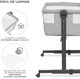 Приставная кроватка-люлька KinderKraft Neste Up 2 Light Grey (5902533924523) - изображение 8