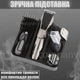 6 в 1 Тример для бороди, акумуляторна машинка для стрижки волосся, електробритва, трімер VGR lemex trimmer set, Сірий - зображення 8