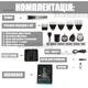 6 в 1 Тример для бороди, акумуляторна машинка для стрижки волосся, електробритва, трімер VGR lemex trimmer set, Сірий - зображення 9