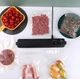 Домашний вакууматор для продуктов Vacuum Sealer Кухонный вакуумный упаковщик, Вакуматор, Вакууматор для еды, Black - изображение 9