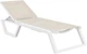 Шезлонг полипропиленовый Siesta Rio White Taupe - изображение 1