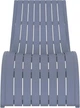 Шезлонг полипропиленовый Siesta Slim Dark Grey - изображение 4