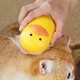 Паровая электрическая расческа Taotaopets 0910006 Yellow для чистки и удаления шерсти кошек и собак - изображение 6