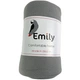 Плед Emily Levity флісовий 150х200 см сірий (94190359) - зображення 1