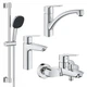 Комплект змішувачів для ванної кімнати та кухні Grohe QuickFix Start ColdStart (UA202301KE) - зображення 1
