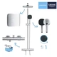 Душова система термостатична Grohe QuickFix Vitalio Comfort System 250 Cube 26696001 - изображение 5
