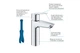 Комплект змішувачів для ванної кімнати та кухні Grohe QuickFix Start ColdStart (UA202301KE) - зображення 3