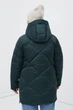 Подовжений жіночий пуховик Finn Flare FWB160132-530 Plus Size зелений 4XL - зображення 4