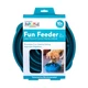 Миска-лабиринт для собак Outward Hound Fun Feeder Капля, большая, бирюзовая, 27.5×6.5 см - изображение 1