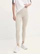 Спортивные леггинсы для фитнеса женские Adidas W 3S Sj Leg JE0073 2XL Wonalu/White (4067891979651) - изображение 1