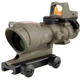 Прицел TRIJICON ACOG 4X32 FDE BAC + коллиматор TRIJICON RMR 3.25 МОА FDE (TA31-D-100570) - изображение 2
