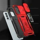Ударостійкий чохол Camshield Army Ring для Samsung Galaxy A26 5G (Червоний / Red) - изображение 6