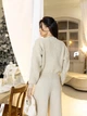 Женский вязаный костюм Sante Larionoff 42-46 бежевый (Sante_beige) - изображение 6