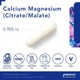 Кальцій Магній цитрат/малат Pure Encapsulations (Calcium Magnesium Citrate Malate) 180 капсул - изображение 5