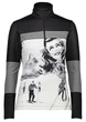 Кофта CMP Woman Sweat 30L0396 Black/White XS (1097-30L0396-22YF 36) - изображение 1