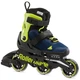 Ролики Rollerblade Microblade 3WD 33-36.5 Pacific Blue/Lime (1012-07221700-159-33-36.5) - изображение 1