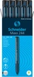 Набор маркеров для CD и DVD Schneider Maxx 244 0.7 мм Черный 10 шт (S124401) - изображение 1