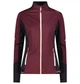 Кофта CMP Women's Full-Zip Hybrid Jacket Burgundy S (1097-31A2466-C919 38) - изображение 1