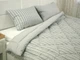Подушка Руно Grey Braid Силиконизированное волокно на молнии 50х70 см (310.52СМ_Grey Braid) - изображение 6
