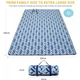 Килимок для пікніку KingCamp Ariel Picnic Blanket XL Blue (1026-KP2004_BLUE) - зображення 2